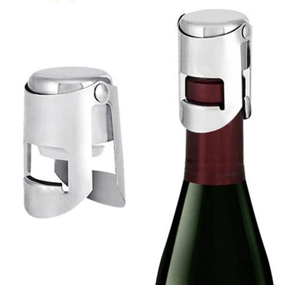 1PCS Stainless Steel Wine Bottle Sealer