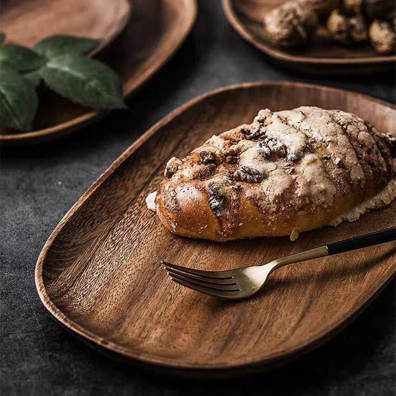 Whole Wood Irregular Tableware Set