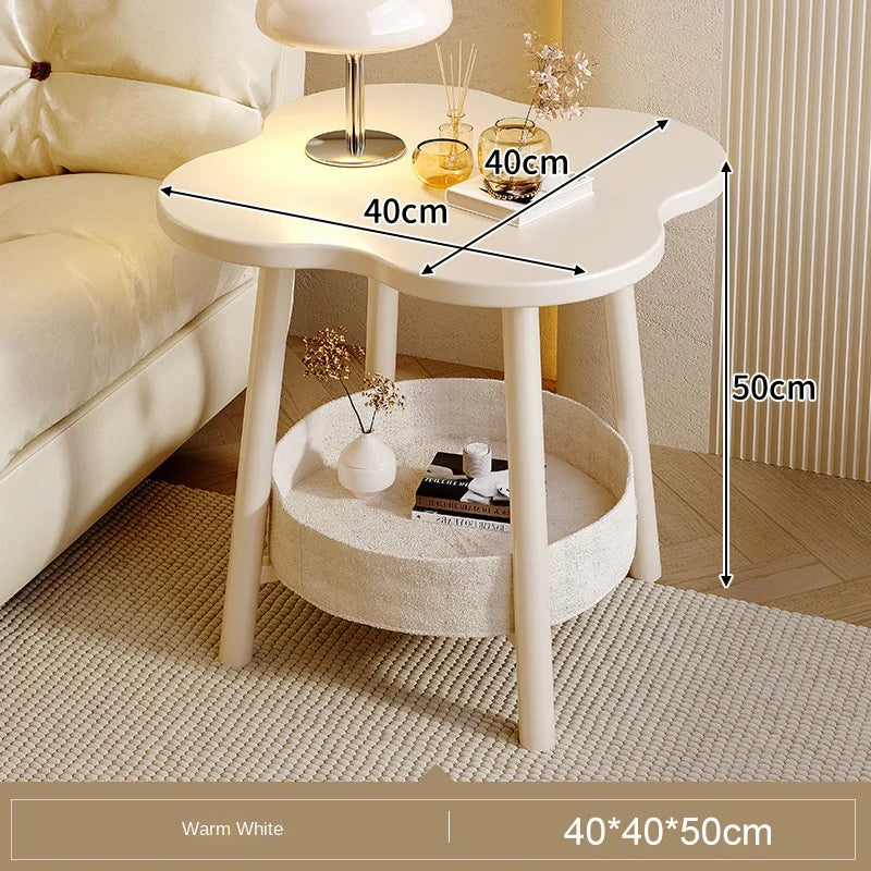 Four Leaf Clover Double-Layer Coffee Table