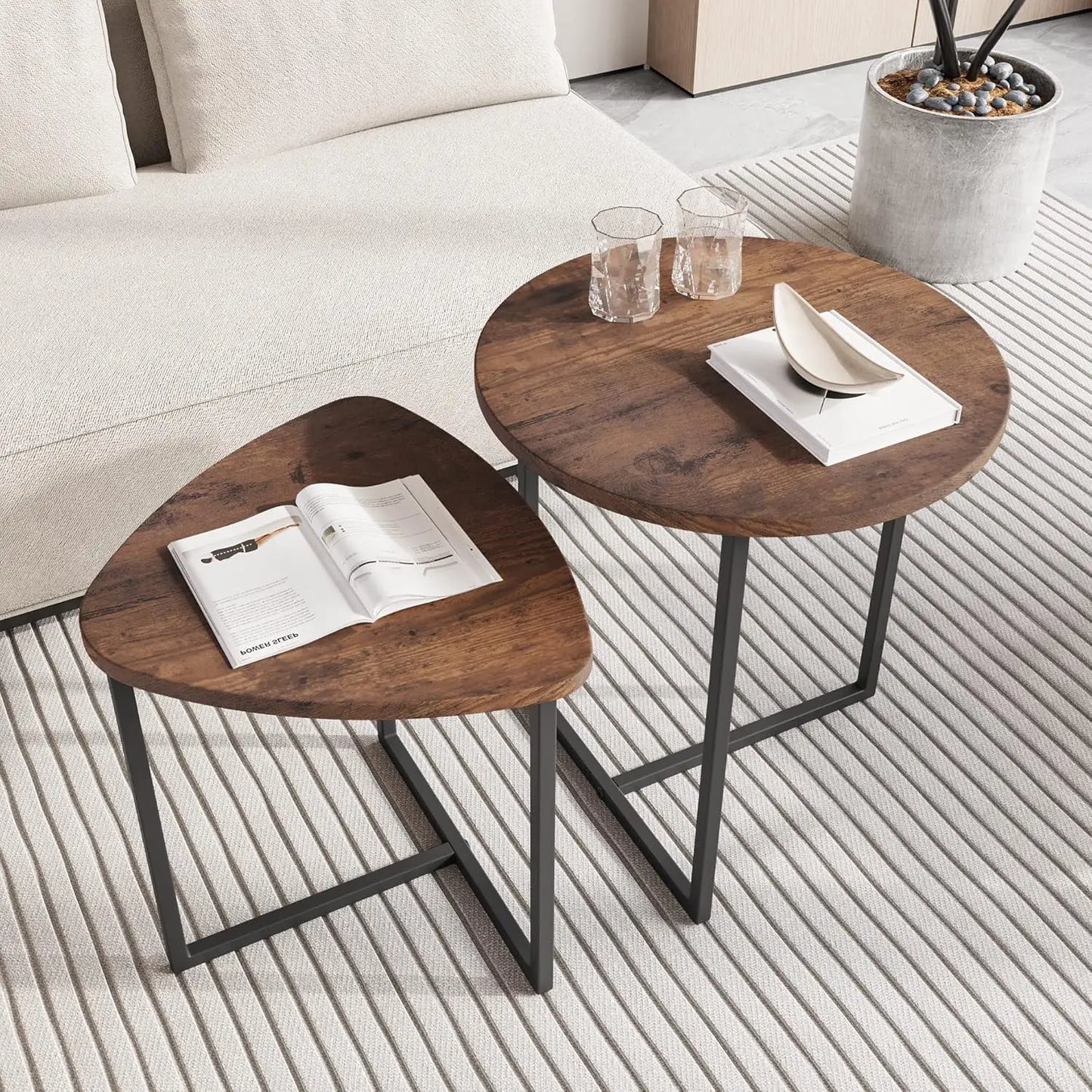 Classy Round End Table