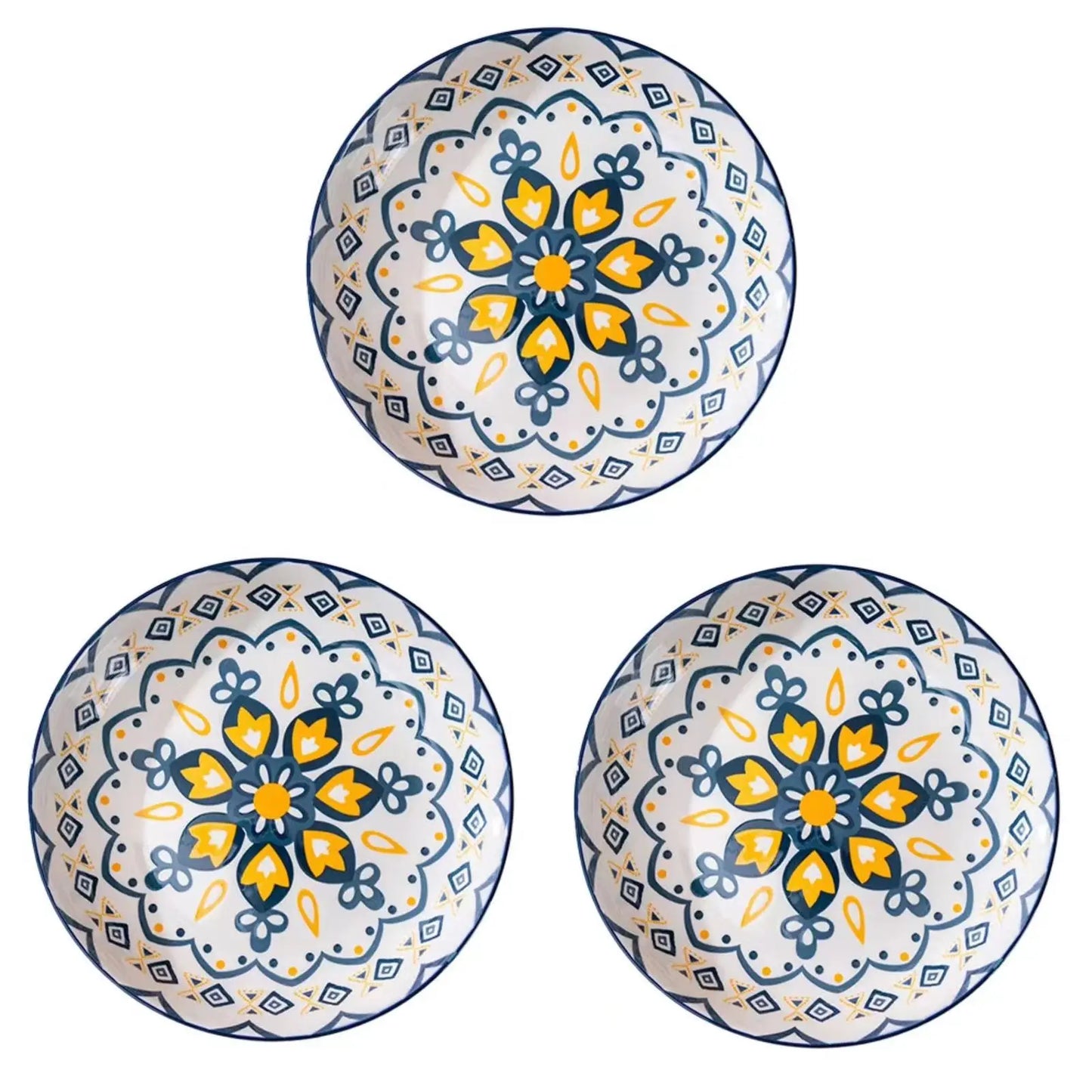 Western Style Ceramic Dish Round Plate