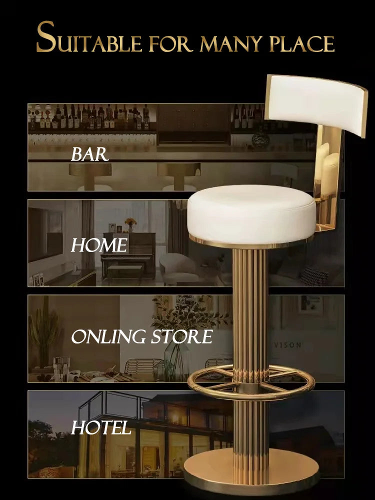 Adjustable Swivel Barstool