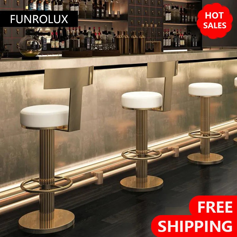 Adjustable Swivel Barstool