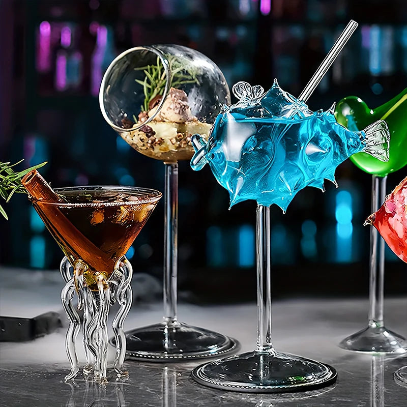 Unique Pufferfish Glass for Stylish Drinks