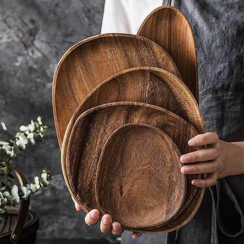 Whole Wood Irregular Tableware Set