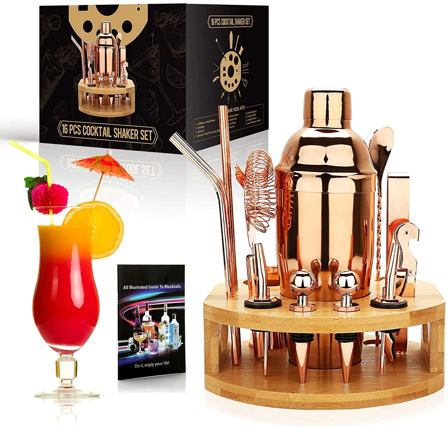 Stainless Steel Bartender Kit