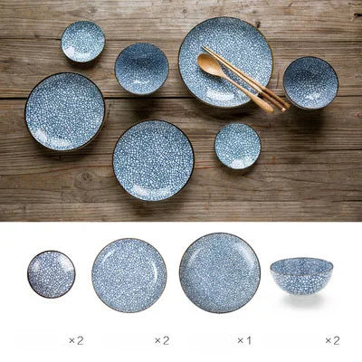 7pcs/set Japan style Ceramic Dinner Set