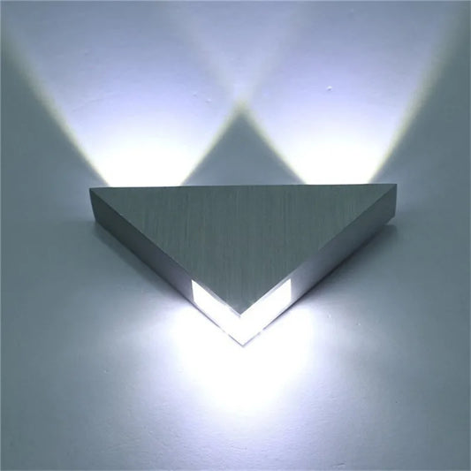 3W Aluminum Triangle Wall Lamp