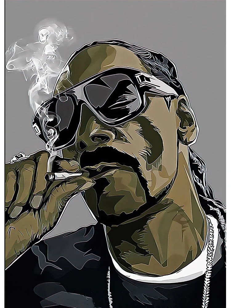 Hip Hop Snoop Dogg Singer Star Poster