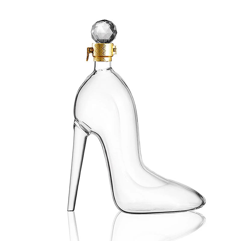 Luxurious Crystal 375/700ML High Heels Shape Decanter