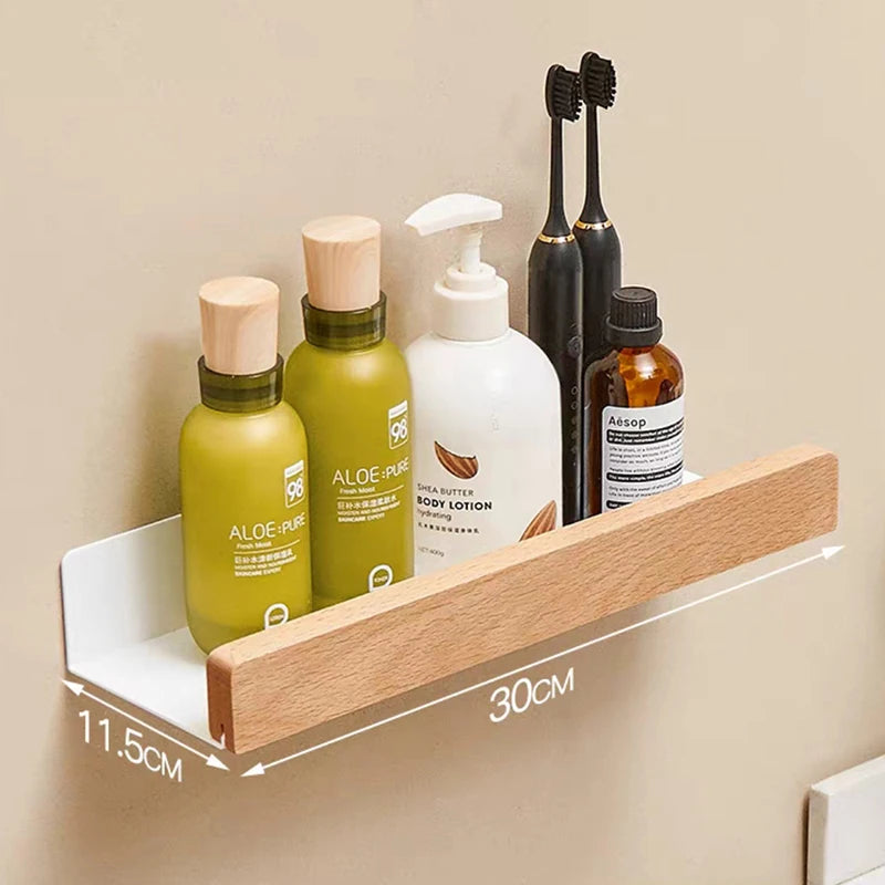 Nordic Style Wooden Wall Shelf