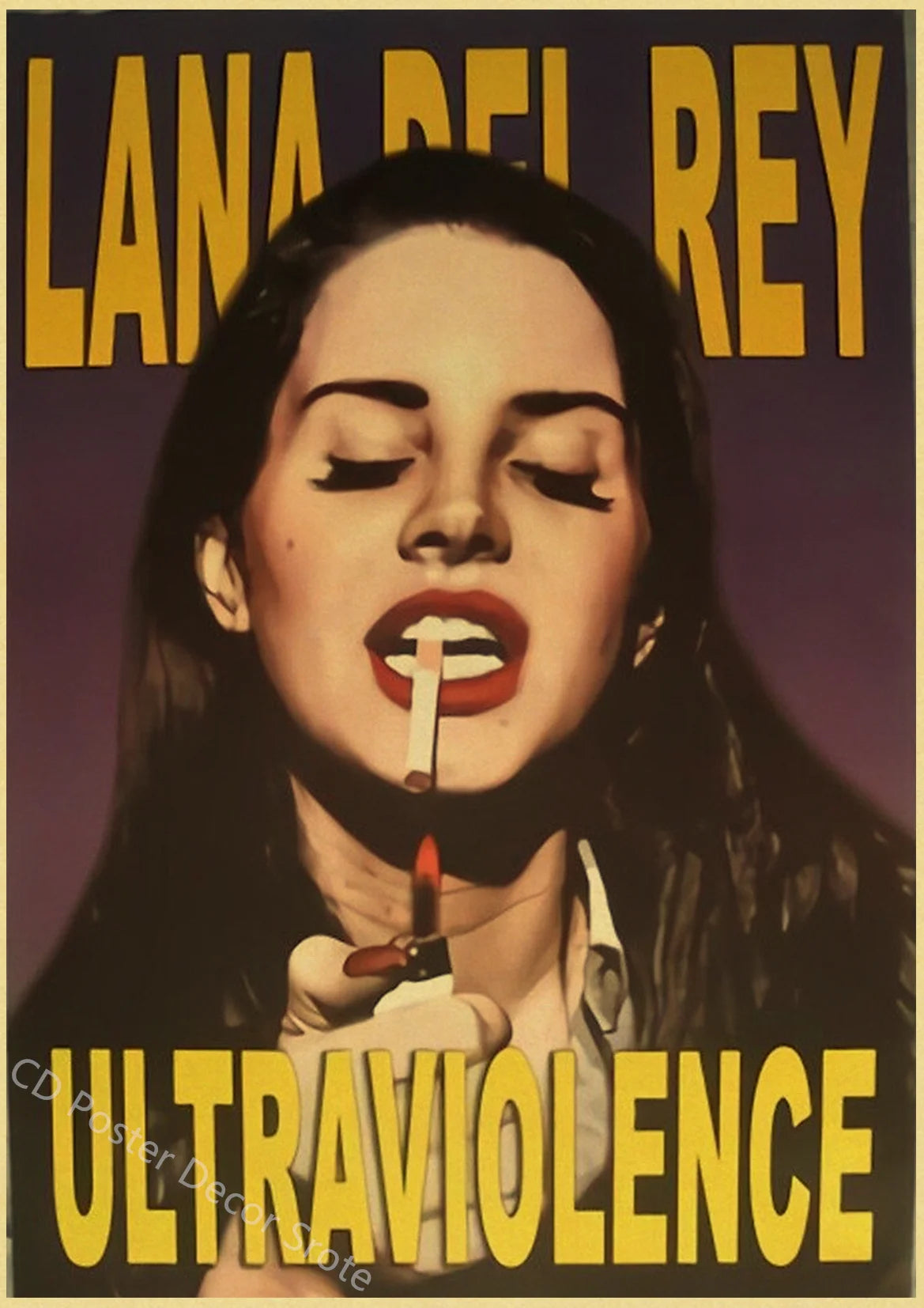 Singer Lana Del Rey Poster