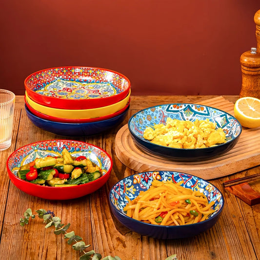 Western Style Ceramic Dish Round Plate