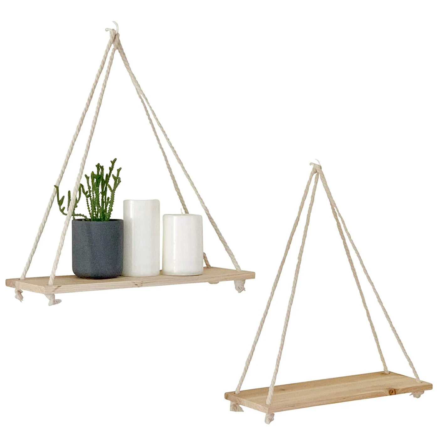 Premium Wood Swing Floating Shelves