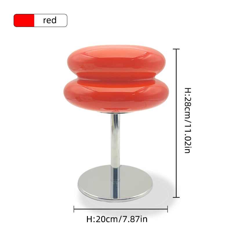 Italian Egg Tart Designer Glass Table Lamp