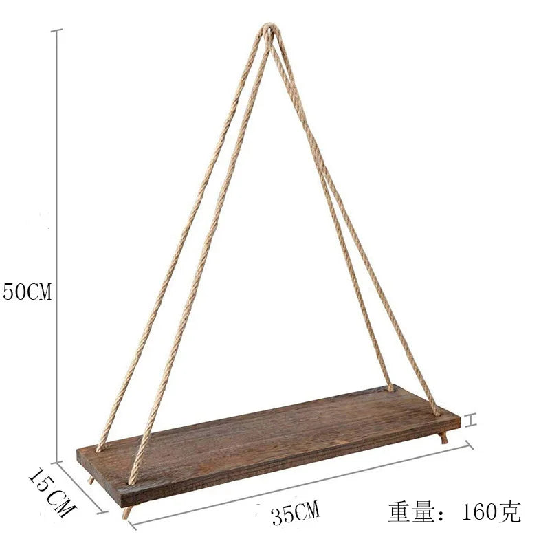 Premium Wood Swing Floating Shelves