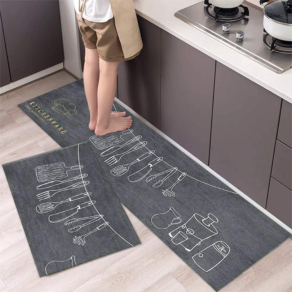 Washable Non-Slip Kitchen Floor Mat