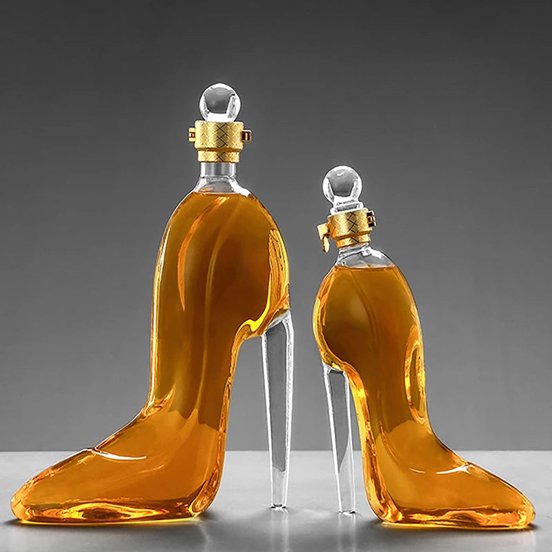 Luxurious Crystal 375/700ML High Heels Shape Decanter