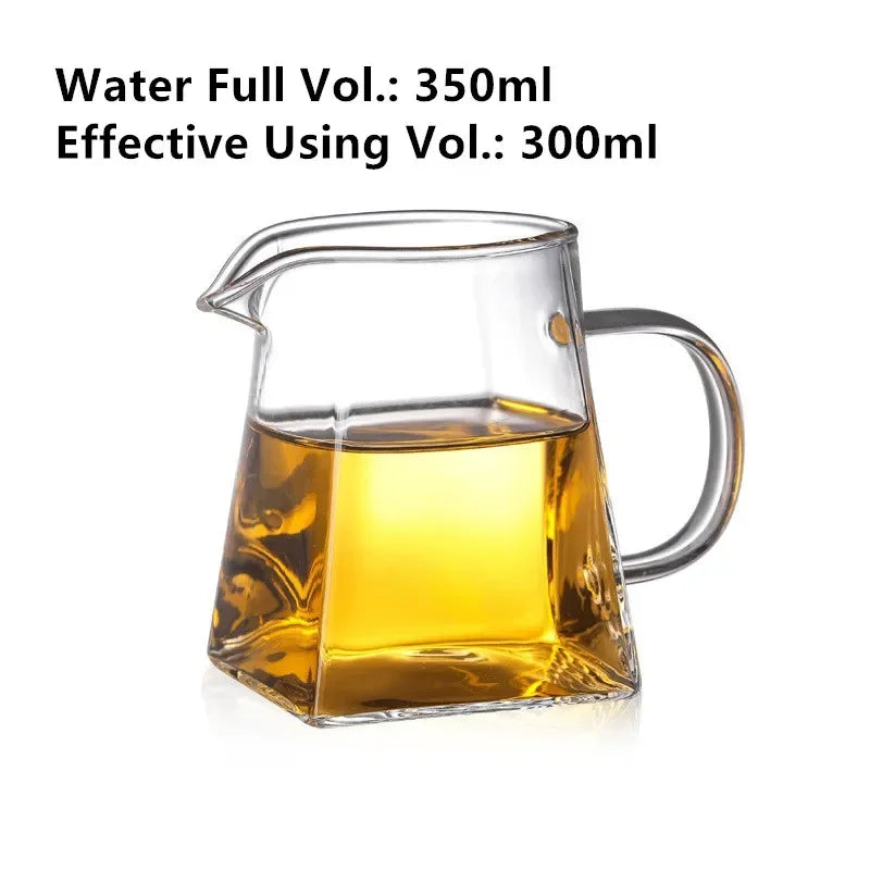 Heat-Resistant Clear Glass Tea Pitcher