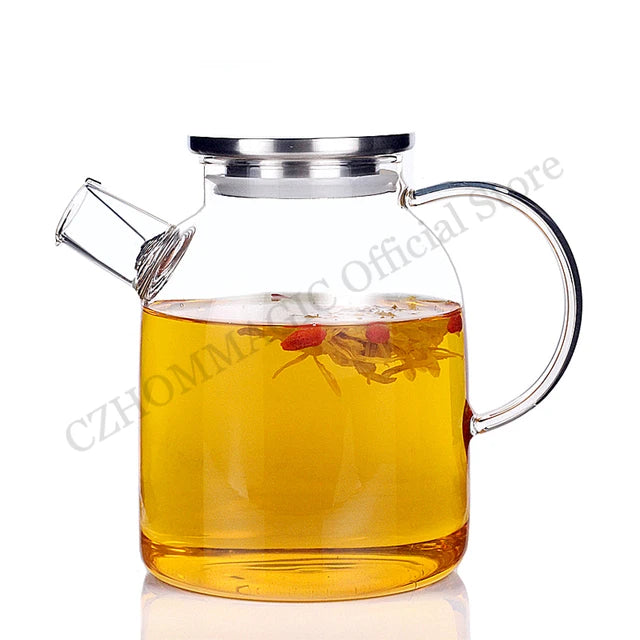 Transparent Borosilicate Glass Pitcher