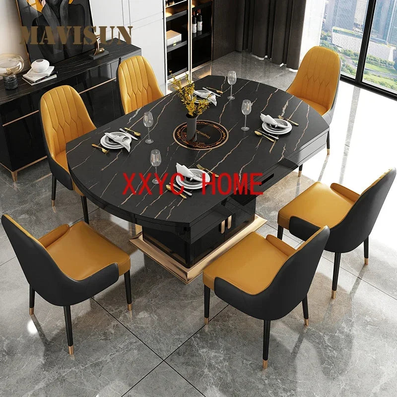 Stylish Black & White Dining Set for Lofts