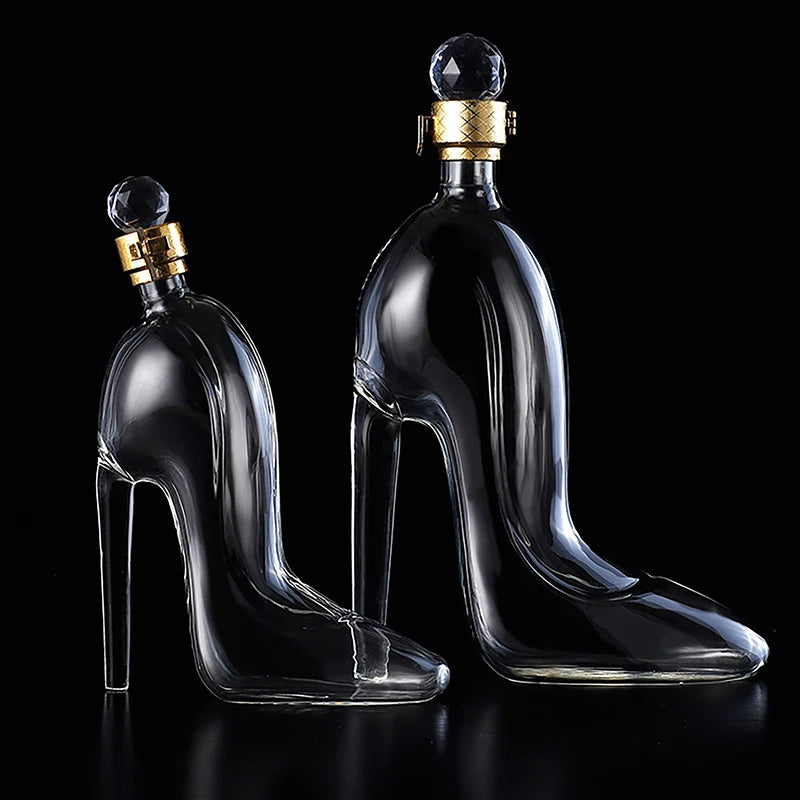 Luxurious Crystal 375/700ML High Heels Shape Decanter