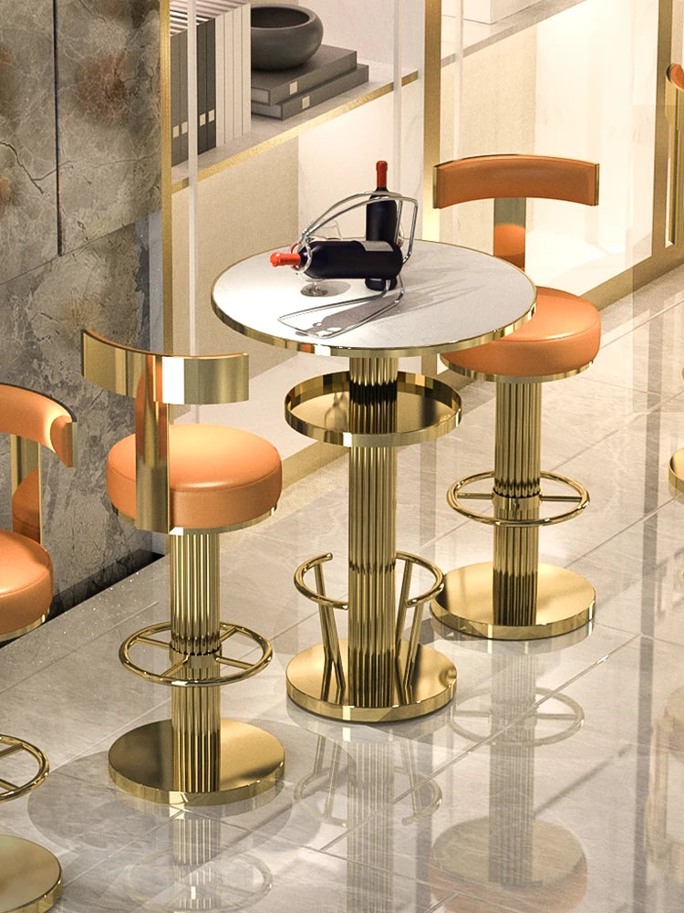Adjustable Swivel Barstool