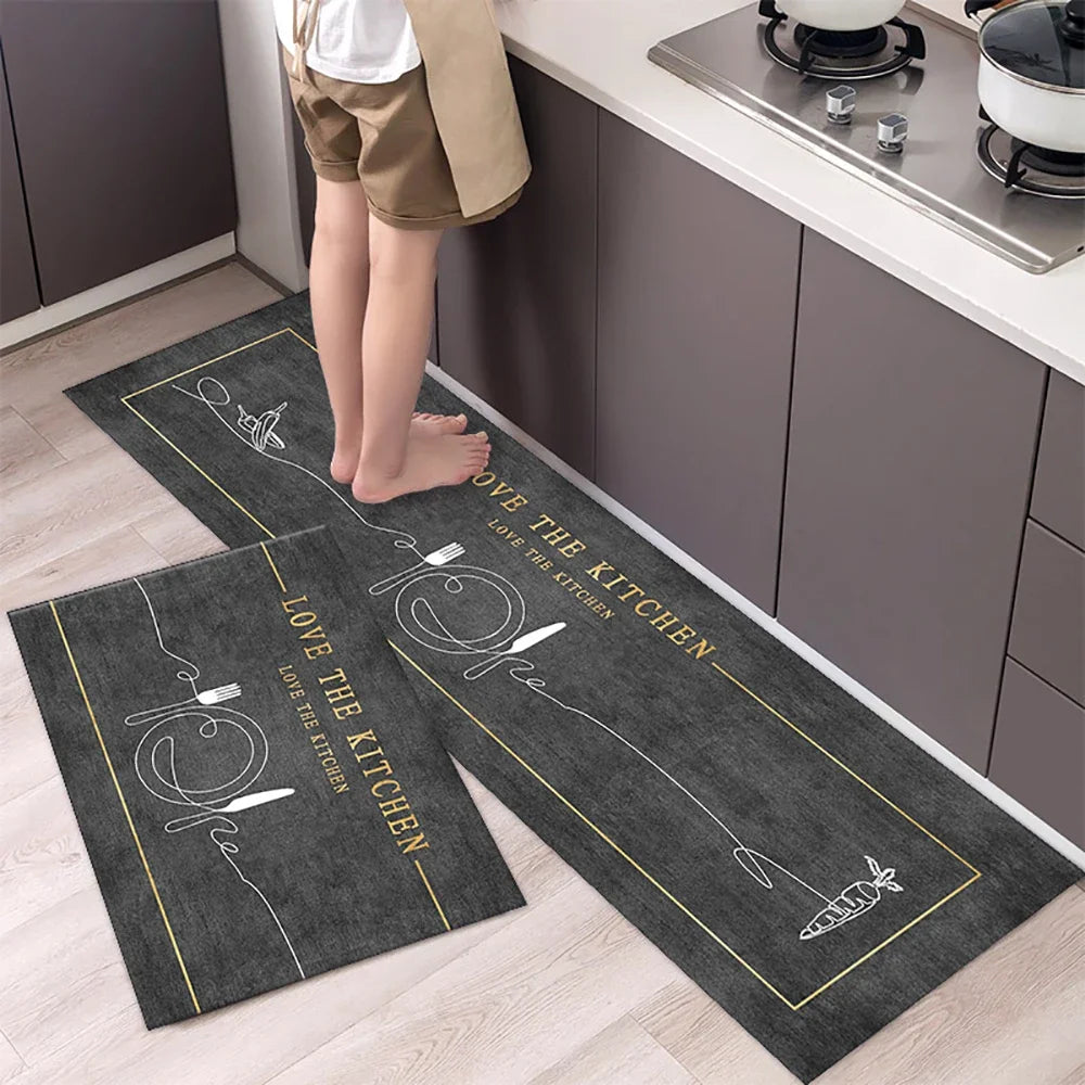 Washable Non-Slip Kitchen Floor Mat