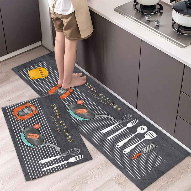 Washable Non-Slip Kitchen Floor Mat