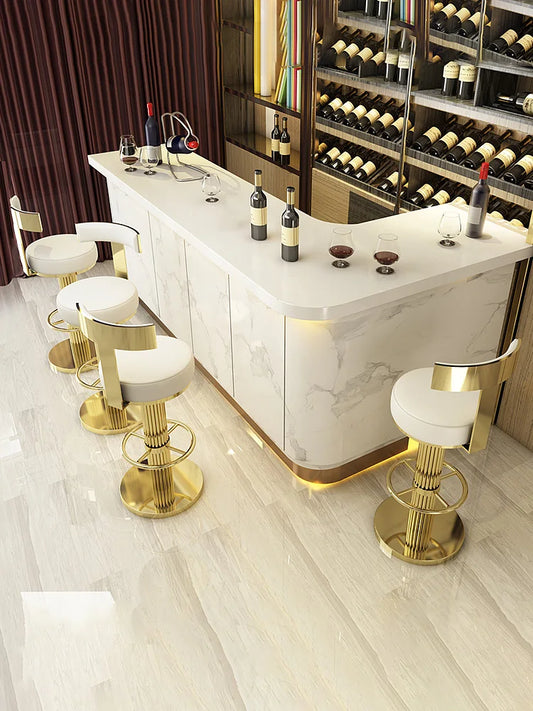 Adjustable Swivel Barstool