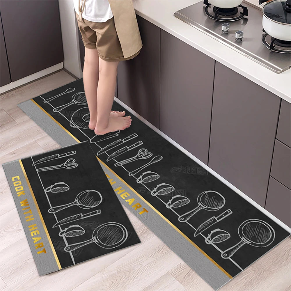 Washable Non-Slip Kitchen Floor Mat