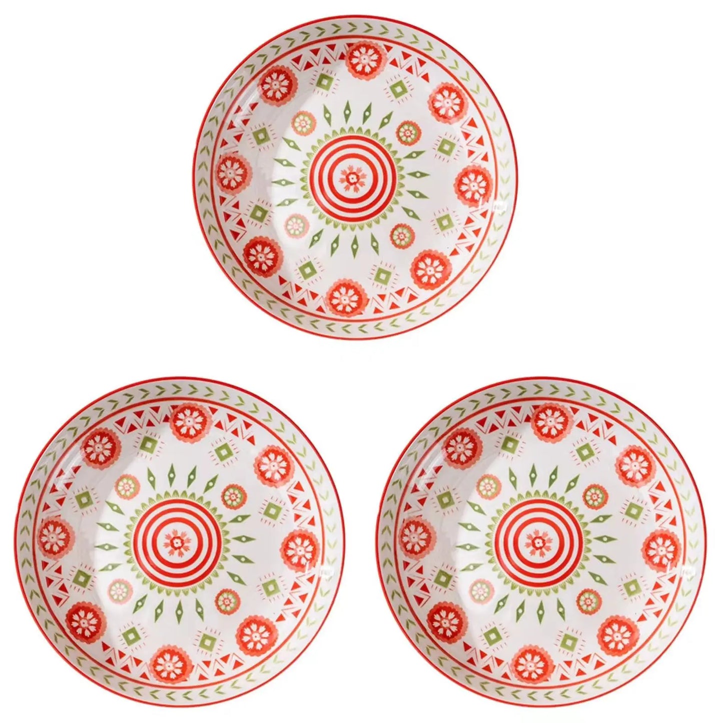 Western Style Ceramic Dish Round Plate